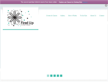Tablet Screenshot of firedupwithus.com